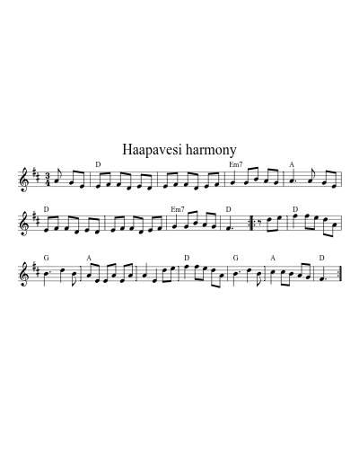 Haapavesi harmony preview