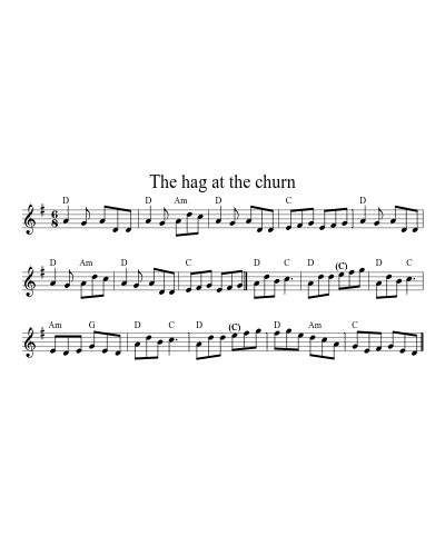 The Hag At The Churn (Version 5)