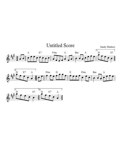 Hal Robinsons Rant (Version 2) sheet music preview