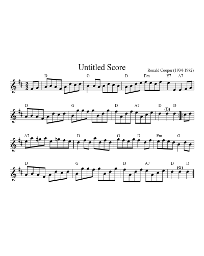 Hal Robinsons Rant (Version 3) sheet music preview