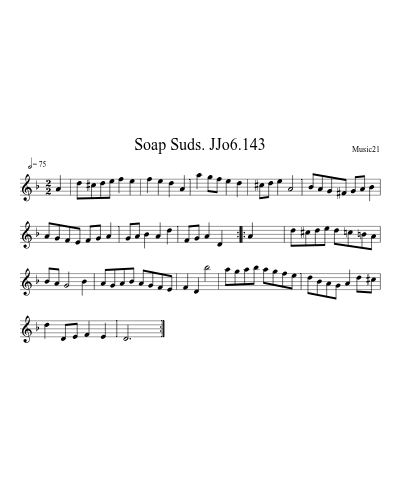 Soap Suds. JJo6.143