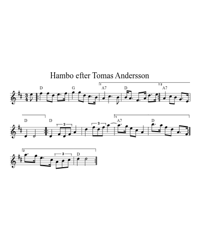 Hambo efter Tomas Andersson (Version 2)