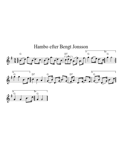 Hambo efter Bengt Jonsson (Version 3)