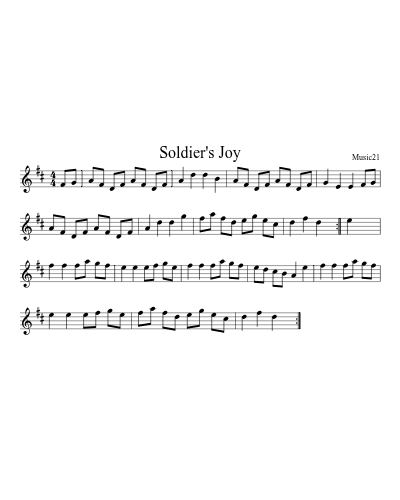 Soldier's Joy