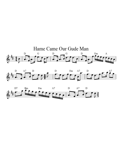 Hame Came Our Gude Man