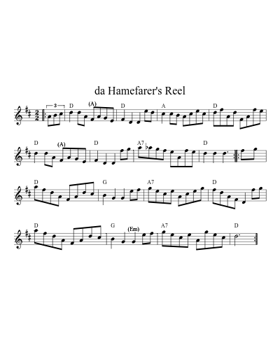 da Hamefarer's Reel