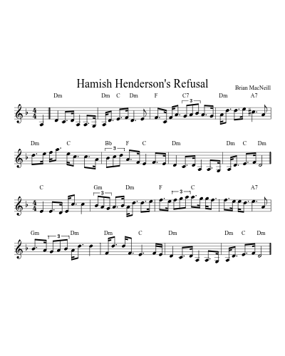 Hamish Henderson's Refusal