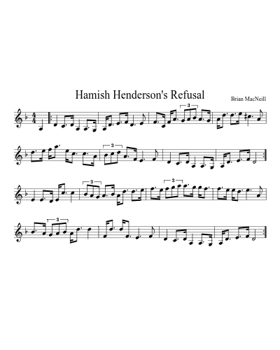 Hamish Henderson's Refusal (Version 3)