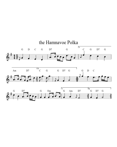 the Hamnavoe Polka (Version 2)