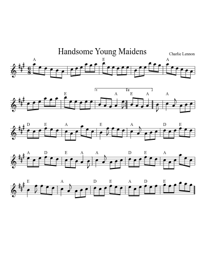 Handsome Young Maidens (Version 2)