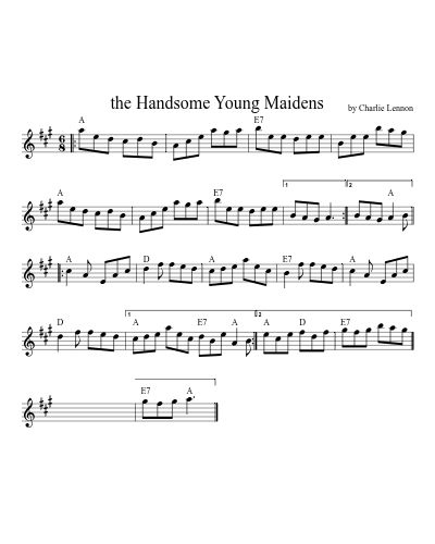 The Handsome Young Maidens (Version 3)