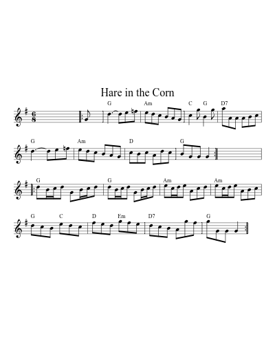 Hare in the Corn (Version 2)