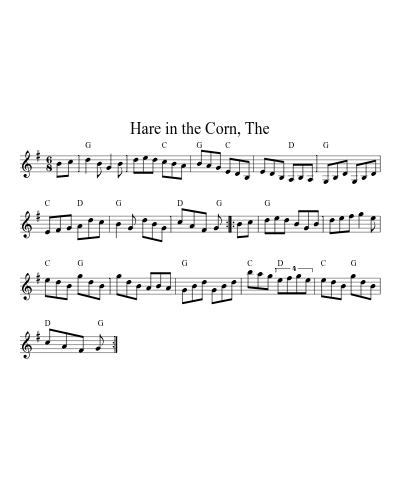 Hare in the Corn, The