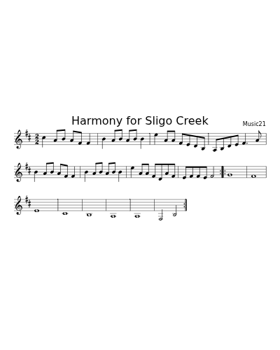 Harmony for Sligo Creek