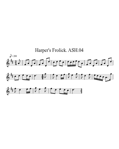 Harper's Frolick. ASH.04 (Version 2)