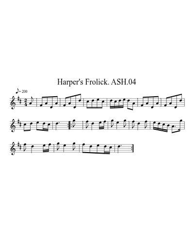 Harper's Frolick. ASH.04 (Version 3)