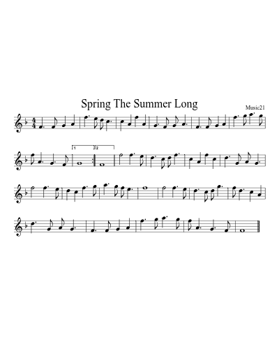 Spring The Summer Long