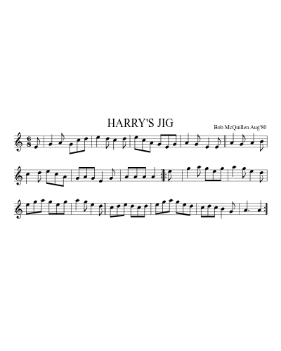 HARRY'S JIG (Version 2)