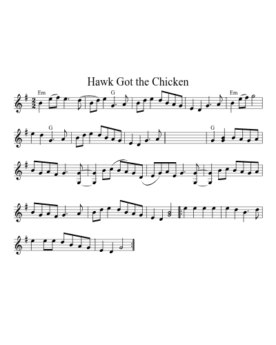 Hawk Got the Chicken