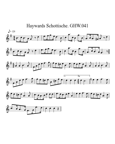Haywards Schottische. GHW.041 (Version 3) preview