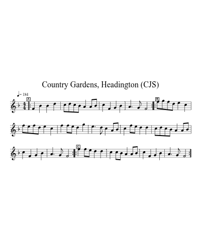 Country Gardens, Headington (CJS)