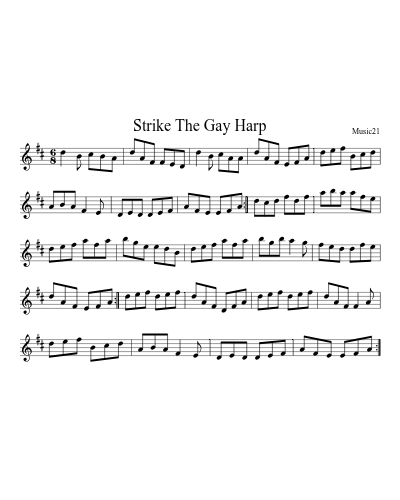 Strike The Gay Harp preview