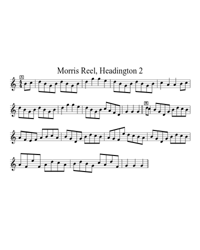 Morris Reel, Headington 2