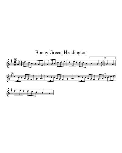 Bonny Green, Headington