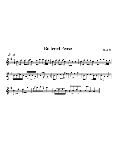 Buttered Pease. (Version 2)