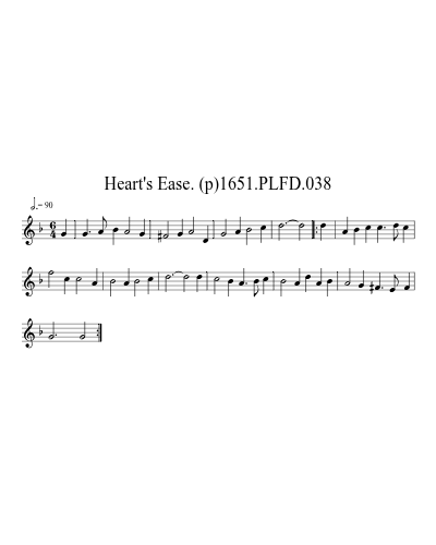 Heart's Ease. (p)1651.PLFD.038 (Version 2)