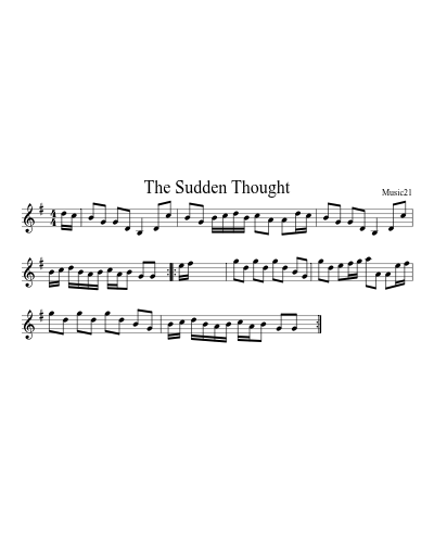 The Sudden Thought preview