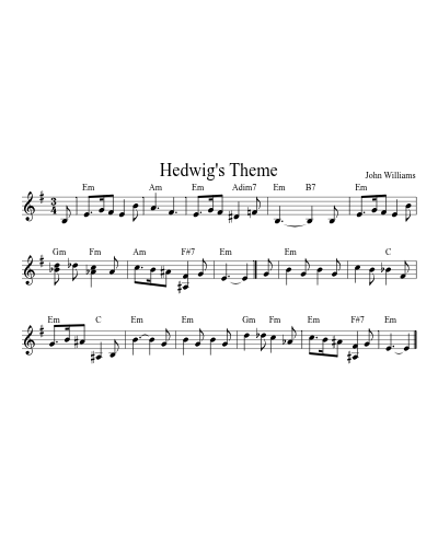 Hedwig's Theme (Version 2)