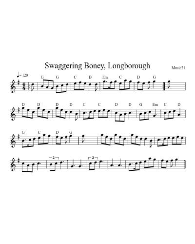 Swaggering Boney, Longborough preview