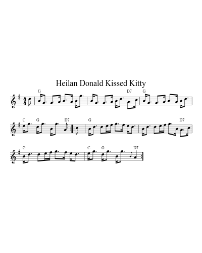 Heilan Donald Kissed Kitty