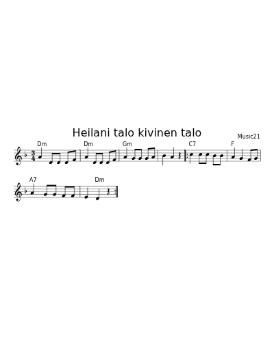 Heilani talo kivinen talo (Version 2)
