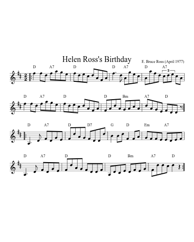 Helen Ross's Birthday preview