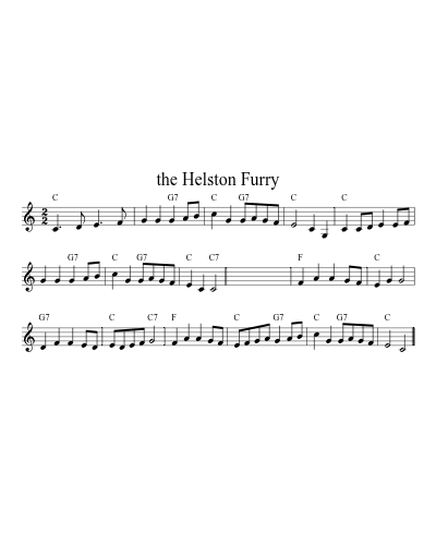 The Helston Furry (Version 3)