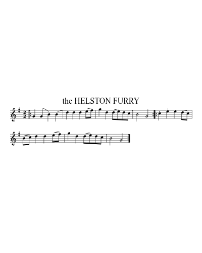 The Helston Furry (Version 5)