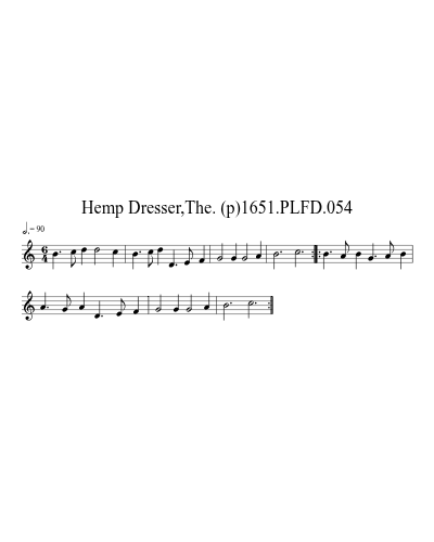Hemp Dresser,The. (p)1651.PLFD.054