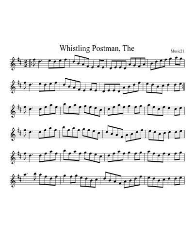 Whistling Postman, The preview
