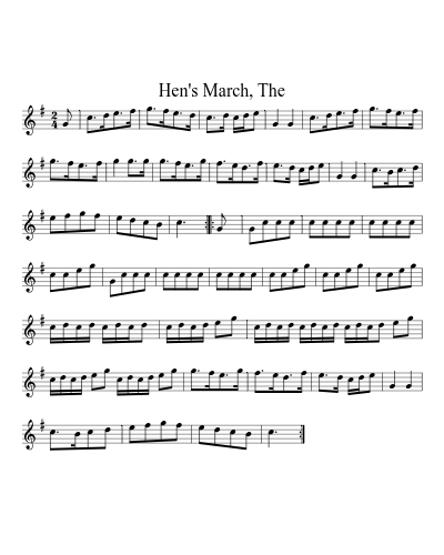 Hen's March, The preview