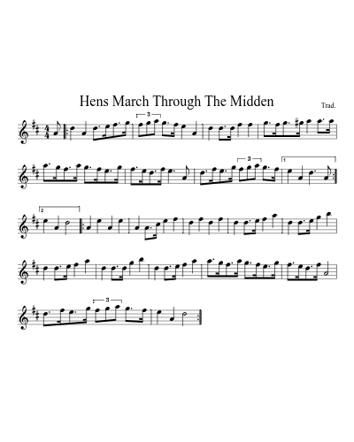 Hens March Through The Midden