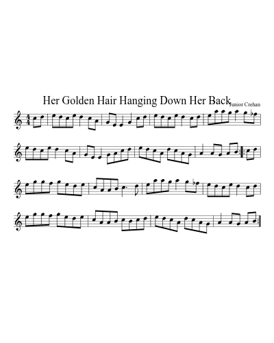 Her Golden Hair Hanging Down Her Back (Version 3) preview