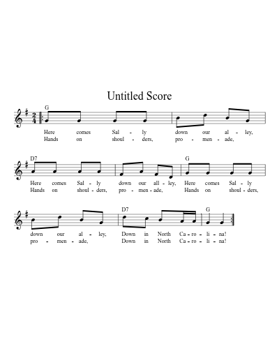 Here Comes Sally preview