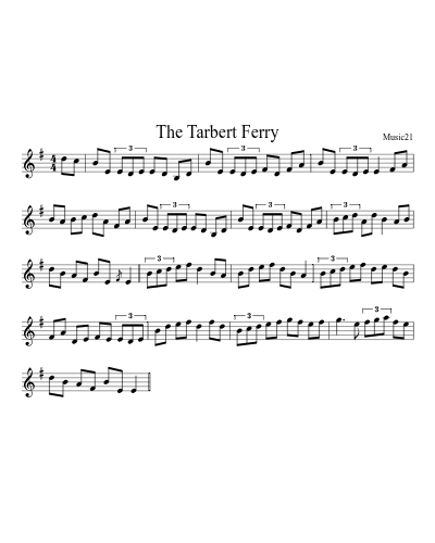 The Tarbert Ferry preview