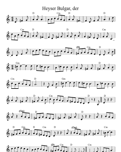 Heyser Bulgar, der