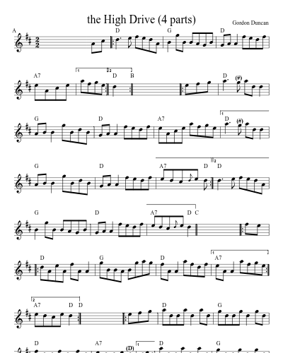 the High Drive (4 parts) (Version 3)