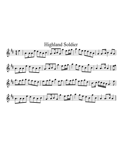 Highland Soldier
