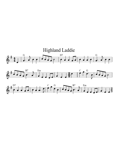 Highland Laddie (Version 5)