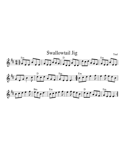 Swallowtail Jig preview